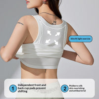 Lyocell Cotton Fixed-cup Padded Strap Camisole