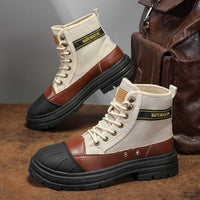 Men's New High-top Martin Boots British Style