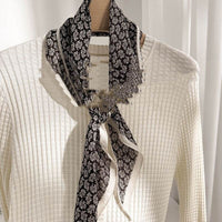 Mulberry Silk Light Skin-friendly Fashion Women's Elegant Decorative Silk Scarf