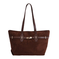 Retro Large-Capacity Tote Bag Women's Handbag