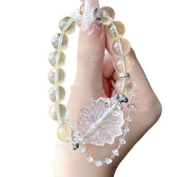 Natural Citrine Bracelet Womens Original Nine-Tailed Fox Design