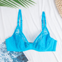 Women's Lingerie, Polka Dot Style, Blue
