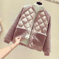 Women's Thickening Short Stitching Cotton-padded Jacket