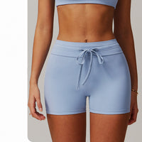 Hip Lifting Yoga Shorts High Waist Belly Contracting Fitness Pants