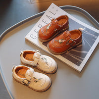 Girls' Leather Shoes Princess Shoes Embroidery