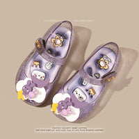 Fish Mouth Crystal Jelly Sandals