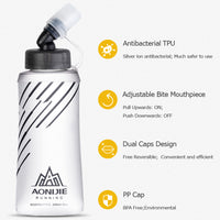 Sports Soft Water Bottle TPU Silicone Mouthpiece Water Bag