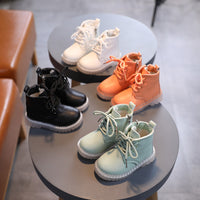 Children's British Style Martin Boots With Soft Sole And Non-slip