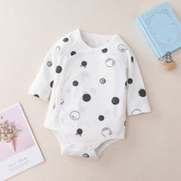 Baby's Long Sleeve Triangle One-piece Romper