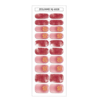 Candy Color UV Semi-cured Nail Stickers