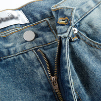 Men's Five-pointed Star Side Stitching Cat Raw-cut Edges Shorts