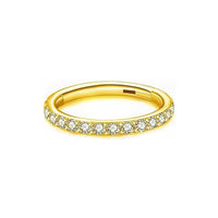Popular Trendy Inlaid Zirconium Stainless Steel Piercing Nose Ring