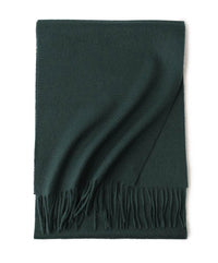 Water Ripple Pure Color Cashmere Warm Scarf