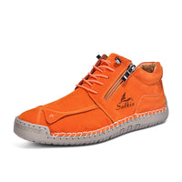 Hand-stitched Unisex Shoes With Soft Soles For Fallwinter