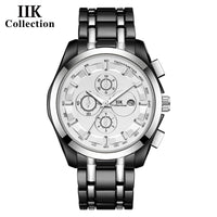 New Luminous Hands Alloy Mens Quartz Watch