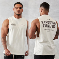 Workout Vest Men's Tops Outdoor Running Leisure Exercise Sleeveless