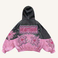 Punk Style Casual And Laid-back Hooded Shirt