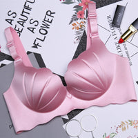 Women's Fashion Casual No Steel Ring Shells Gathered Bras