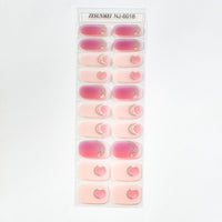 Candy Color UV Semi-cured Nail Stickers