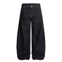 Retro Men's Loose-fit Bootcut Jeans