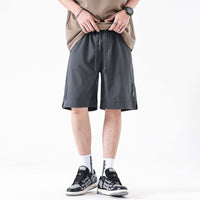 Drawstring Beach Men's Loose Straight Sports Bermuda Shorts