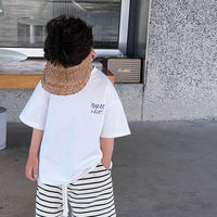 Boys' Back Number Printed Half Sleeve