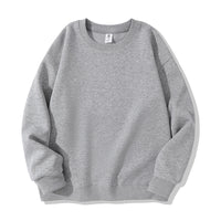 Autumn And Winter American Retro Composite Crew Neck Pullover Sweatshirt Men
