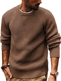 Men's Retro Heavyweight Thickened Sweater Loose-Fit Casual Knitwear