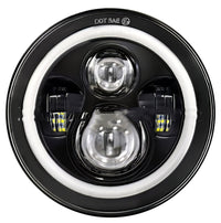 Led Headlight 7-inch Colorful Angel Eye Off-road Vehicle Modified Headlight