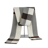 Men's Wool Knitted Scarf British Style