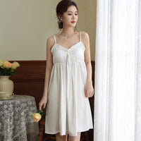 Pajama Dress With Built-in Chest Padswear It As Loungewear Or Even Out In Public