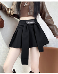 Anti-exposure A-line Elastic High-waist Slimming Skirt