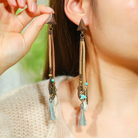 Retro Long All-Match Tassel Earrings For Women