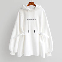 Medium Length Loose Waisted Hoodie Jacket