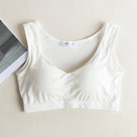 Bra With Chest Pad Without Steel Ring Small Sling Vest