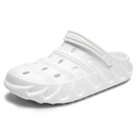 Couple Sandals And Slippers Baotou Hollow, Breathable, Lightweight Casual Two-wear Beach Shoes Hole Shoes