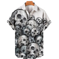 Printed Shirt Men's Short-sleeved Summer Seaside Vacation