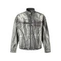 Men's Trendy Printed Stand Collar Coat Jacket