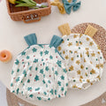 Baby Flower Bag Fart Clothes Breathable Sling Romper