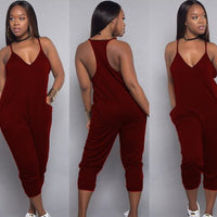 New Fashion Casual Suspender Jumpsuit