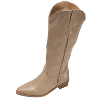 Retro Sophisticated Chunky-heel Pointed-toe Western Cowboy Boots