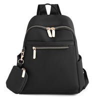 Casual Backpack Women's Oxford Cloth Backpack Nylon Convenient Travel Backpack