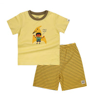 Men's And Women's Baby Cotton Short-sleeved T-shirt Shorts Loose Suit