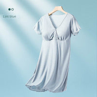 Breastfeeding Dress Thin Breastfeeding Modal Pajamas Pregnant Women