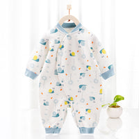 Cotton Thermal Clip Silk Onesie Newborn Climbing Baby Clothes