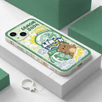Liquid Silicone Sprite Side View Phone Case