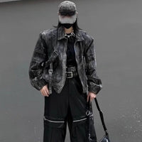 Vintage Distressed Men's And Women's Denim Jacket