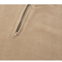 Retro Vibe Simple Heavy Industry Fleece Pullover
