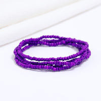 Women's Colorful Beaded Elastic Waist Chain