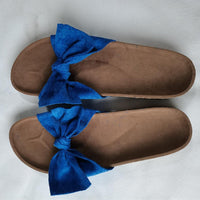 Plus Size Bow Slippers New Platform Beach Shoes Women